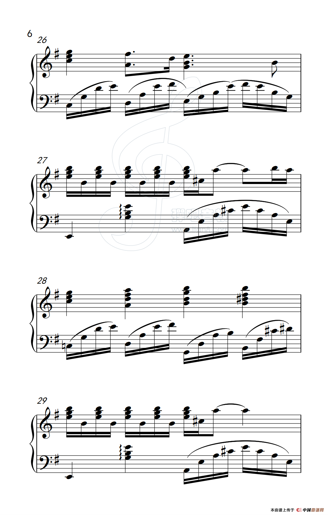 我等到花儿也谢了（《弹吧音教》制谱版）