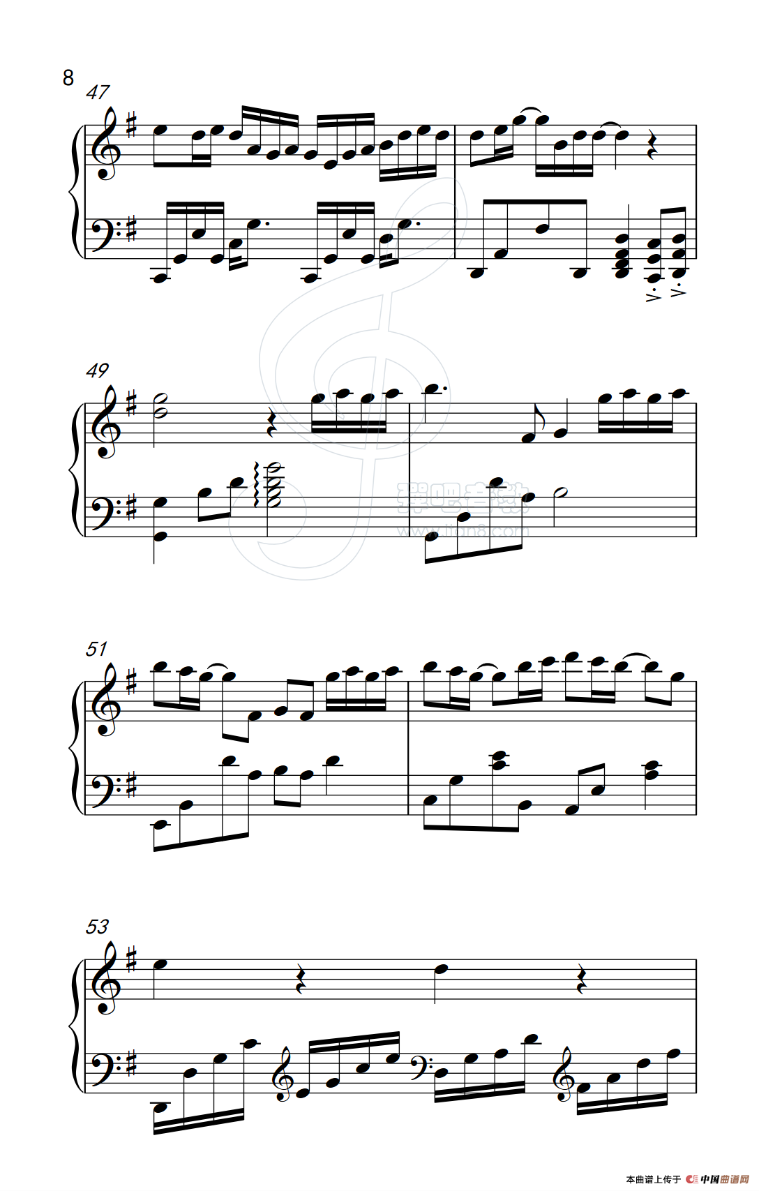 只想一生跟你走（《弹吧音教》制谱版）