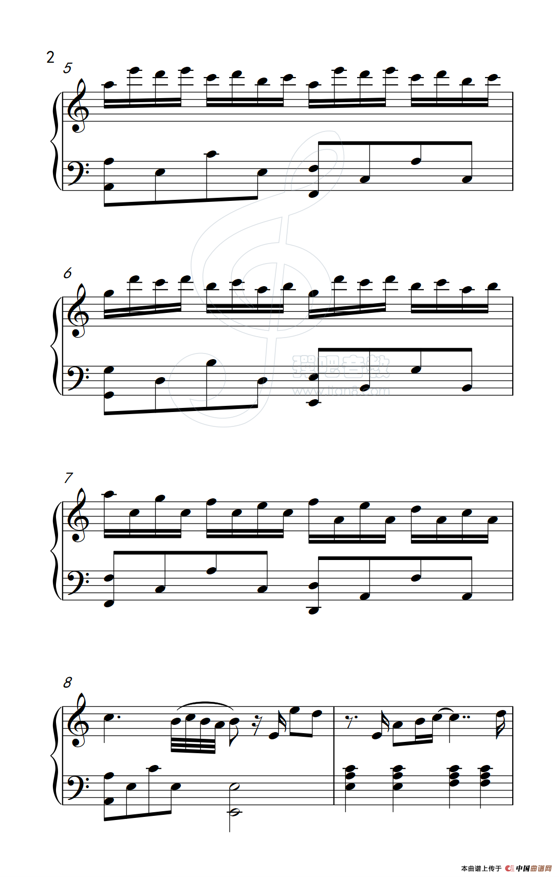 一千个伤心的理由（《弹吧音教》制谱版）