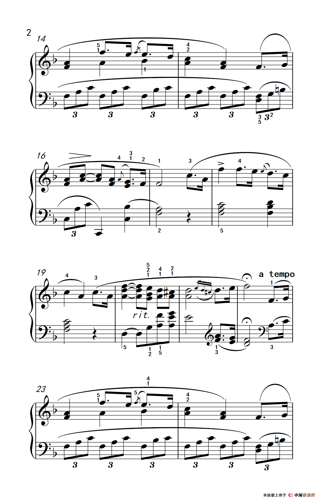 夏日最后的玫瑰（老年大学 钢琴教程 2）