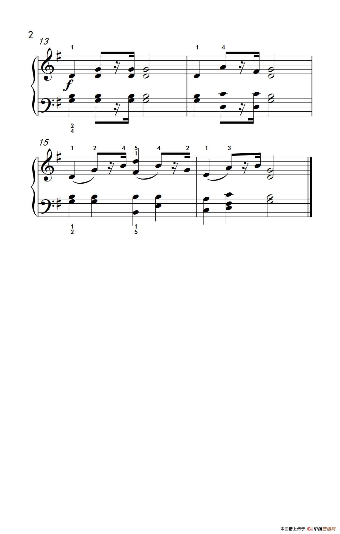 婚礼进行曲（老年大学 钢琴教程 2）