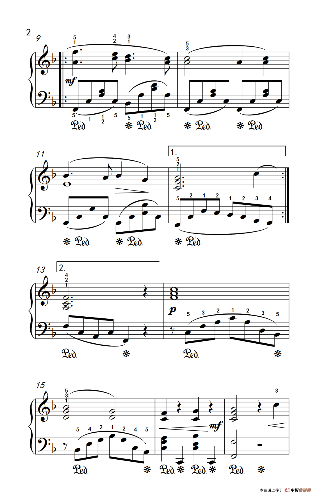 可爱的家（老年大学 钢琴教程 2）