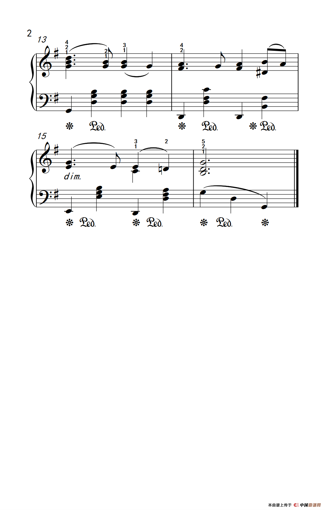 友谊地久天长（老年大学 钢琴教程 2）