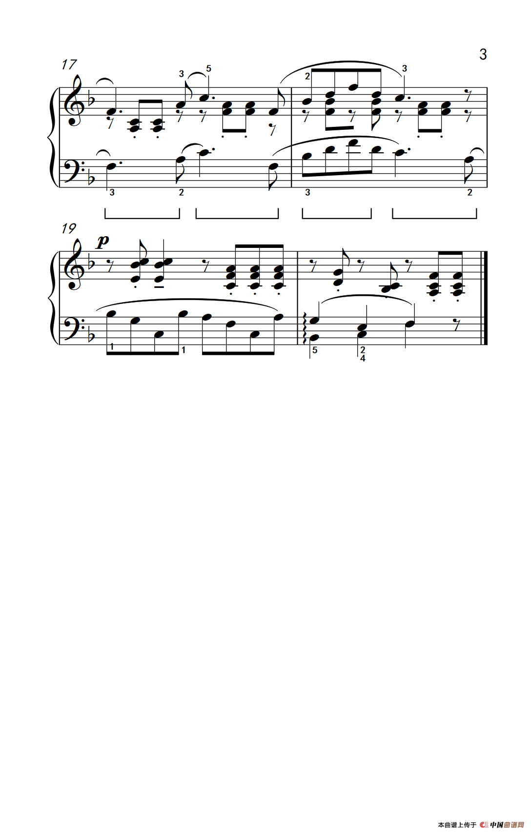 快乐的农夫（老年大学 钢琴教程 2）