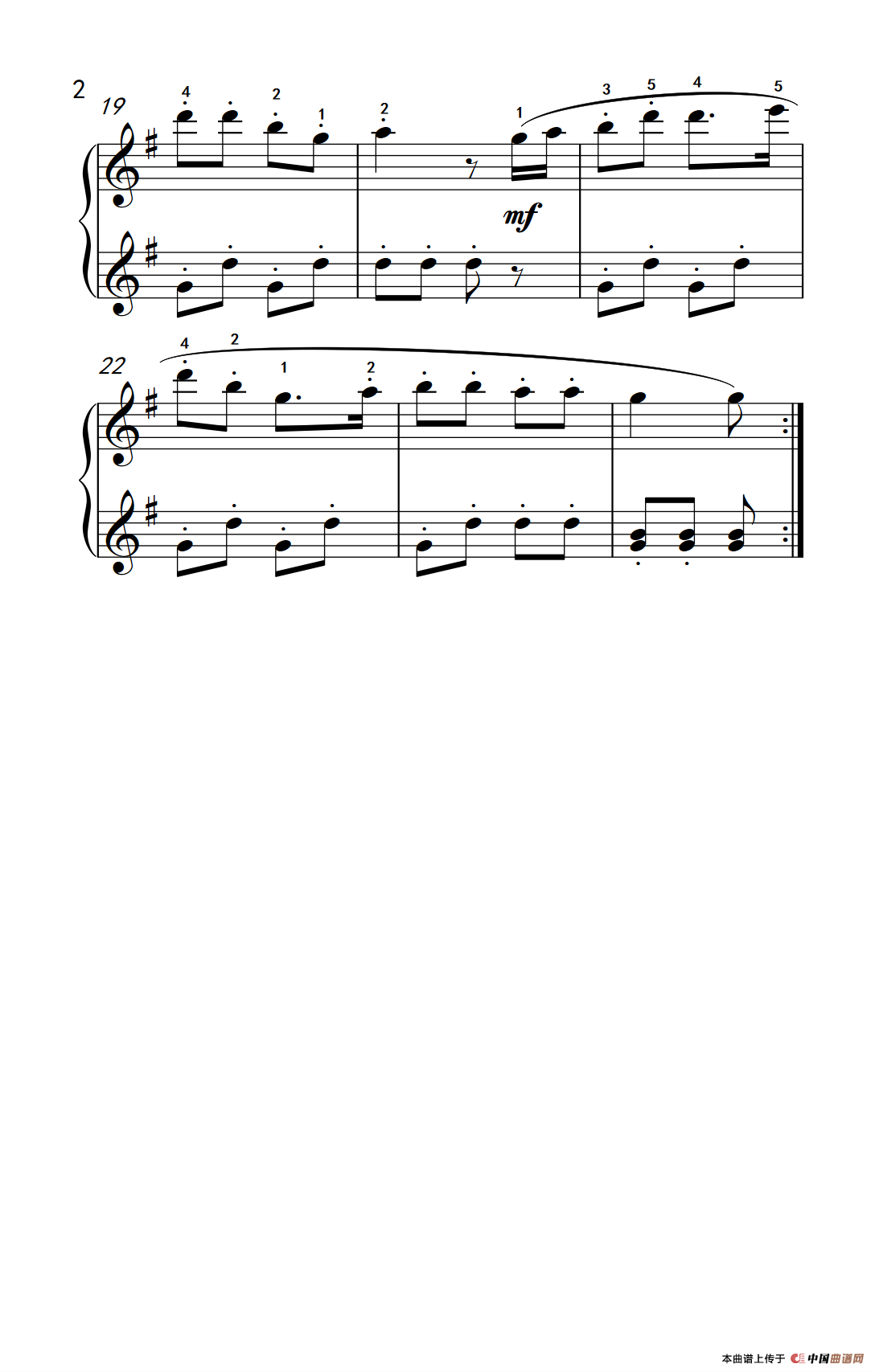 哦，苏珊娜（老年大学 钢琴教程 2）