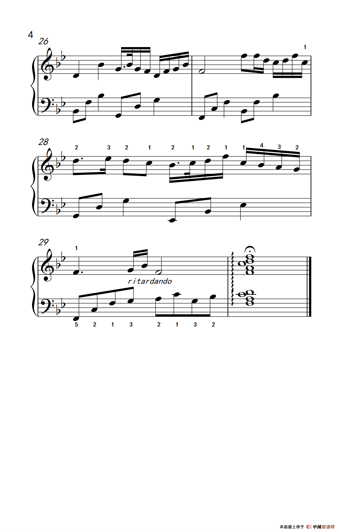 梁山伯与祝英台（老年大学 钢琴教程 3）