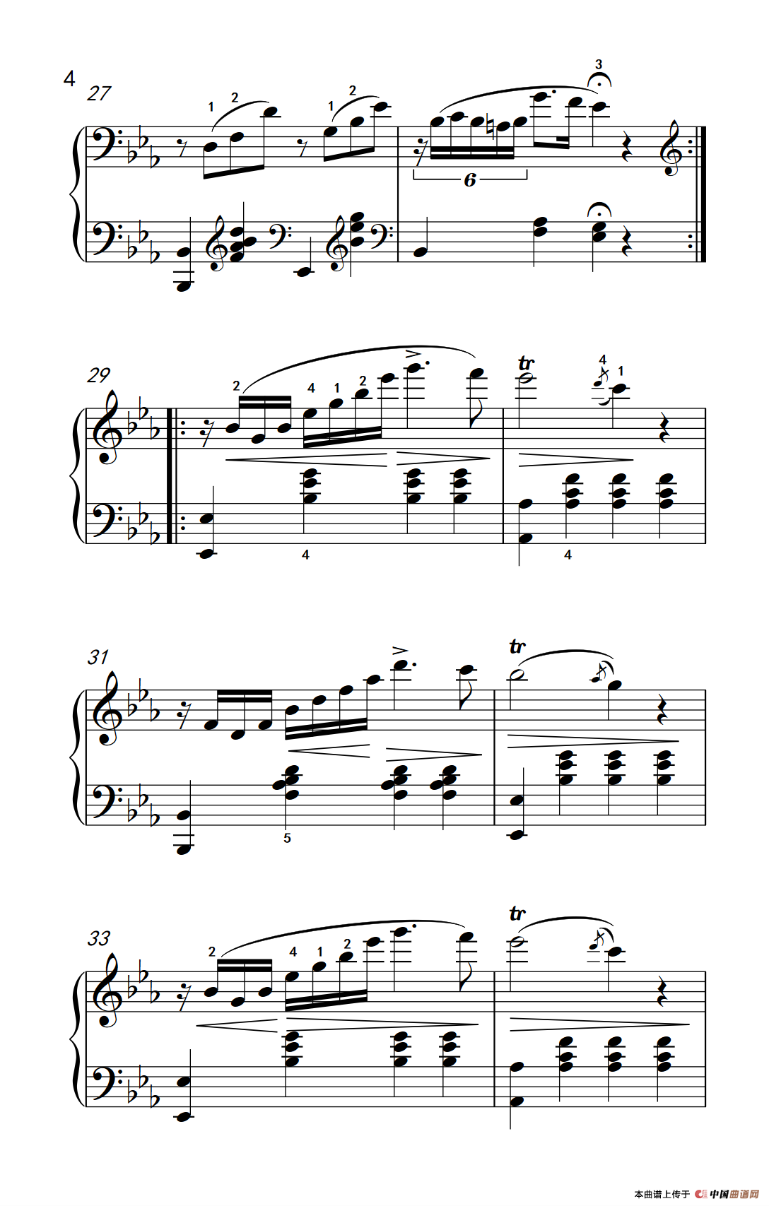 少女的祈祷（老年大学 钢琴教程 3）