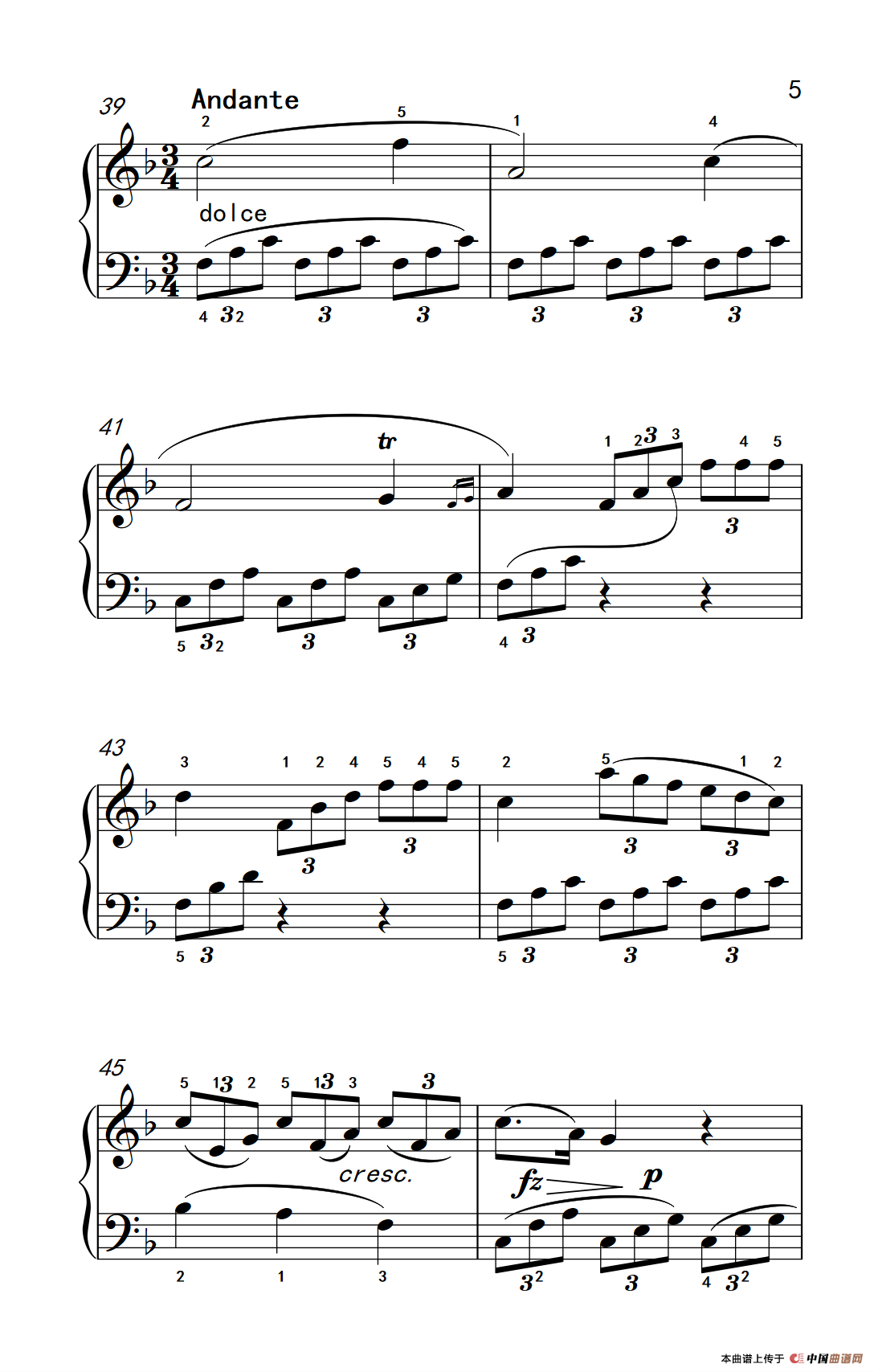 小奏鸣曲（老年大学 钢琴教程 3）