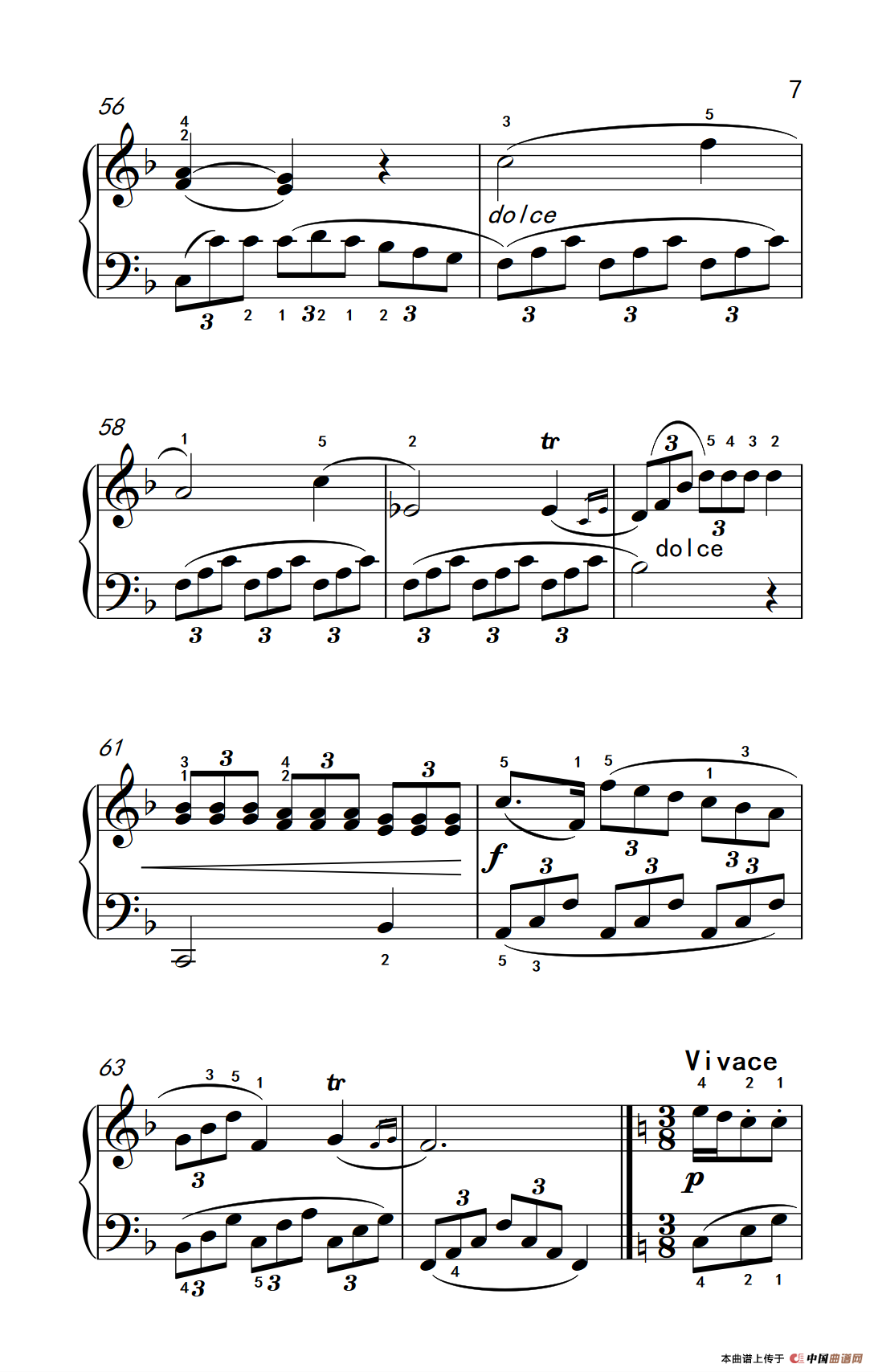 小奏鸣曲（老年大学 钢琴教程 3）