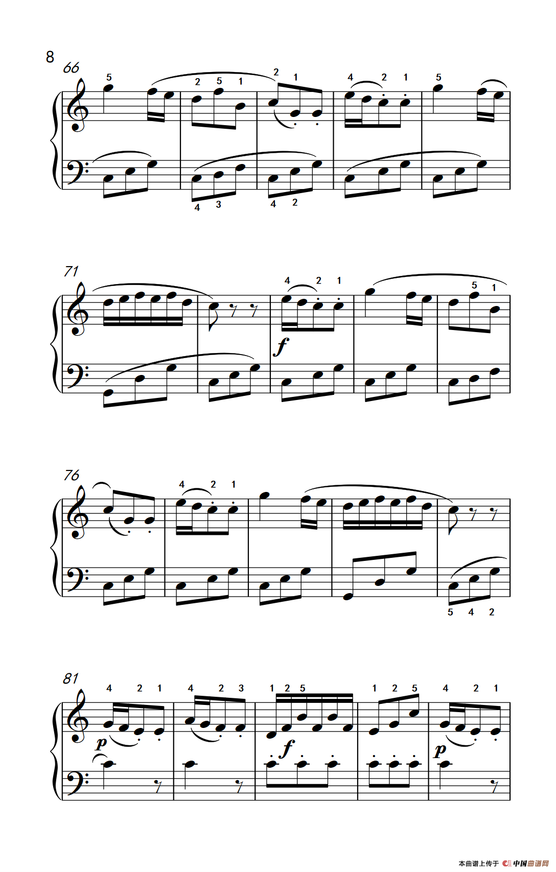 小奏鸣曲（老年大学 钢琴教程 3）