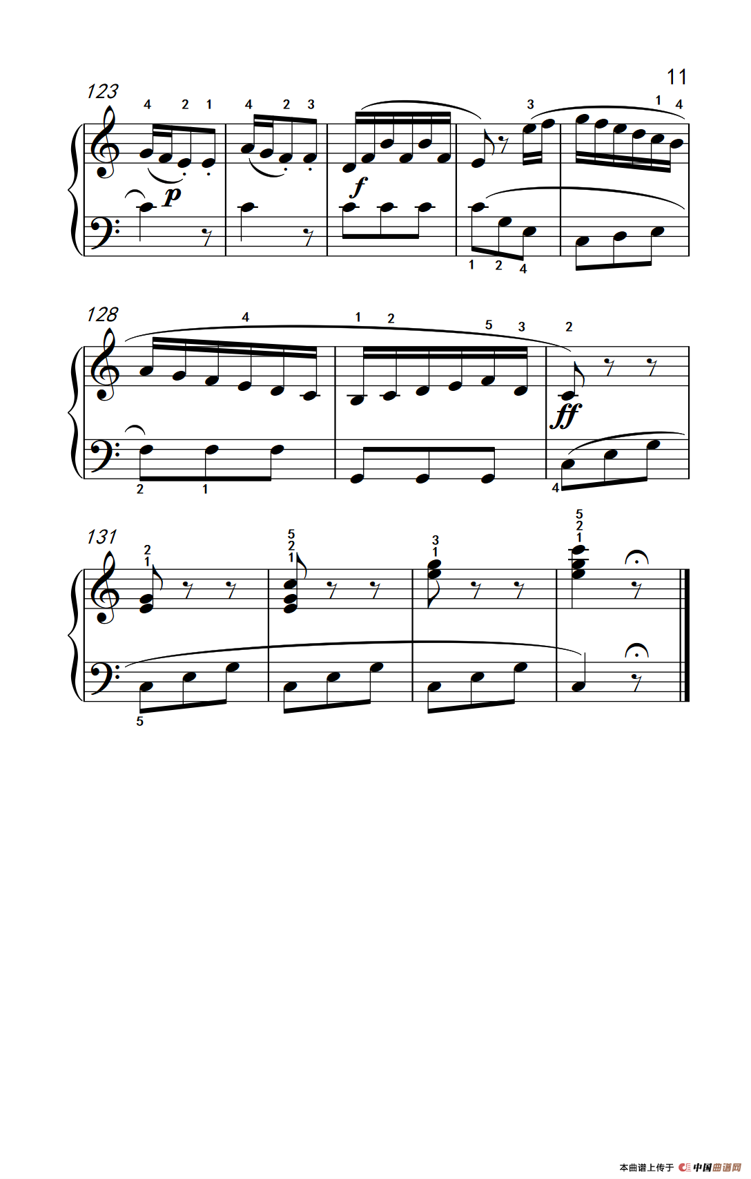 小奏鸣曲（老年大学 钢琴教程 3）