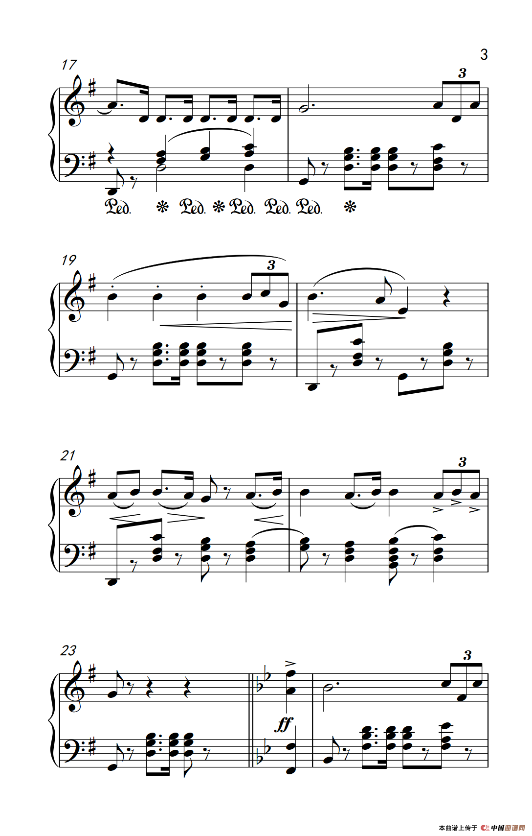 大进行曲（老年大学 钢琴教程 3）