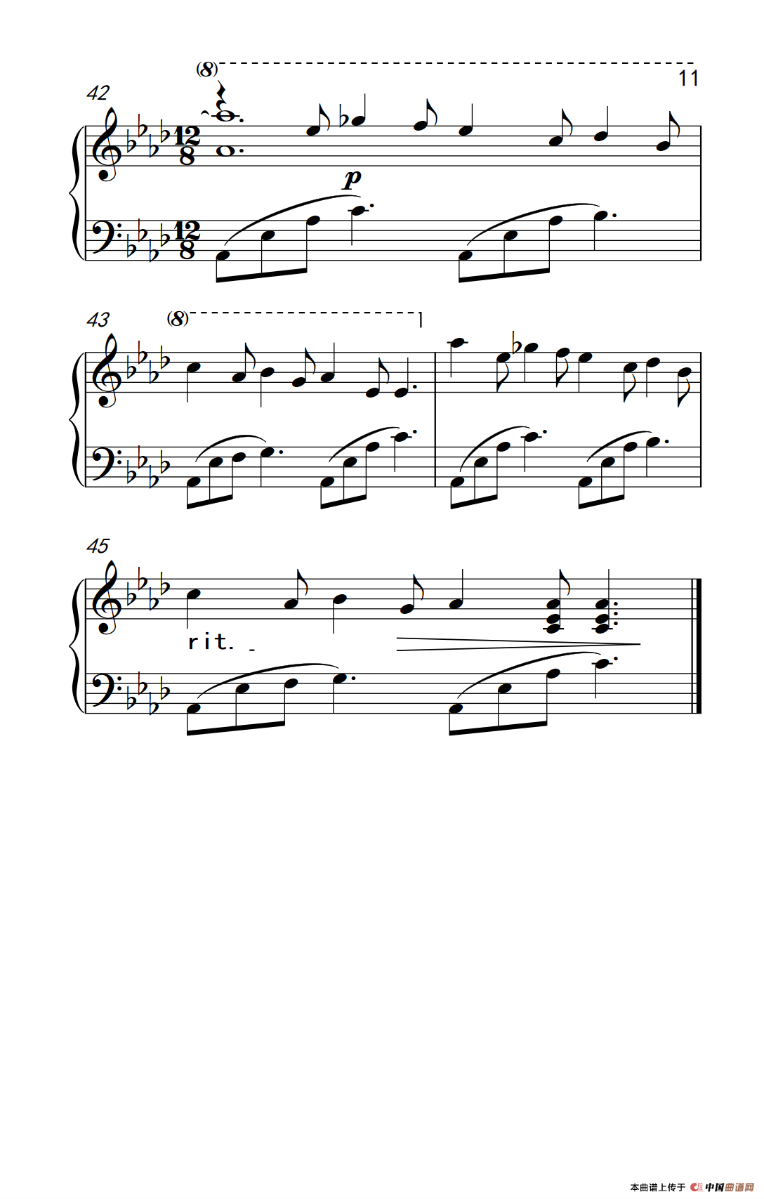 回忆 音乐剧《猫》主题曲（老年大学 钢琴教程 3）