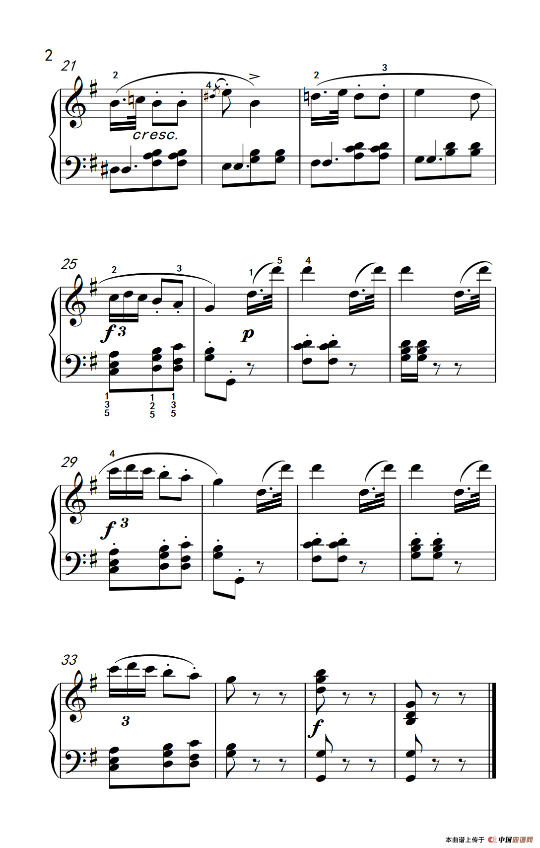 公爵咏叹调（老年大学 钢琴教程 3）