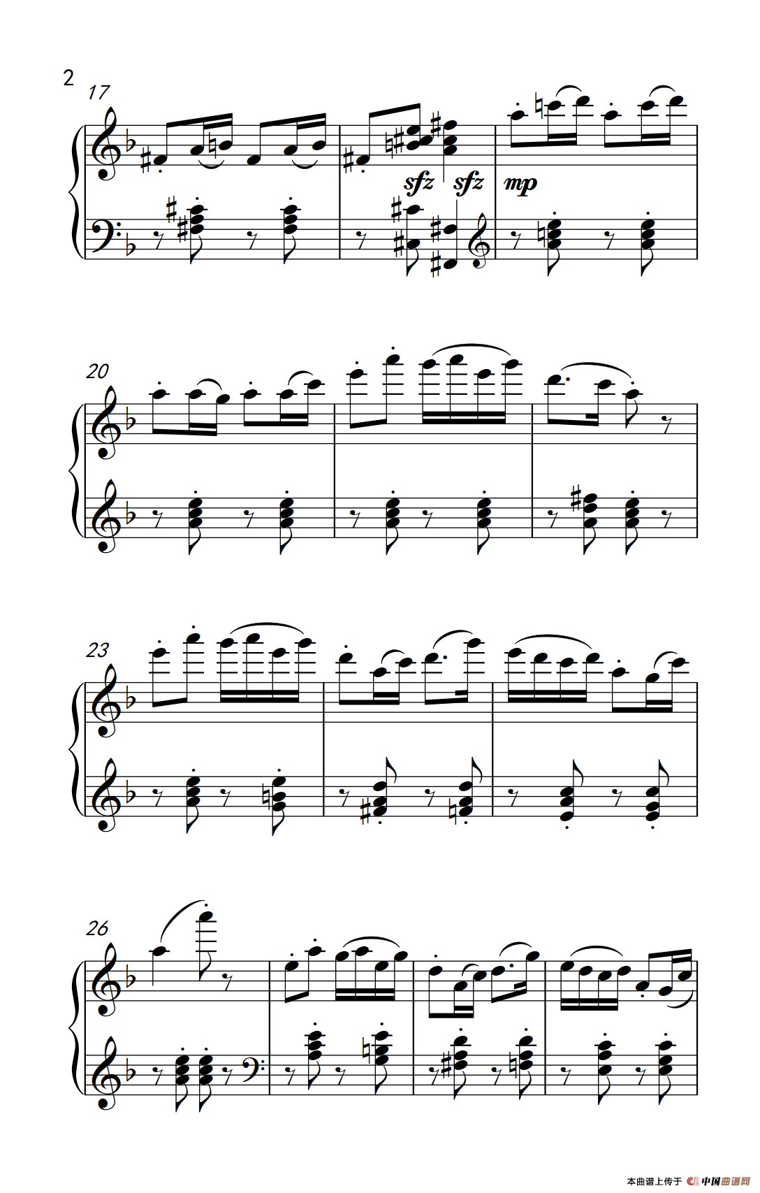 阿坝夜会（老年大学 钢琴教程 3）