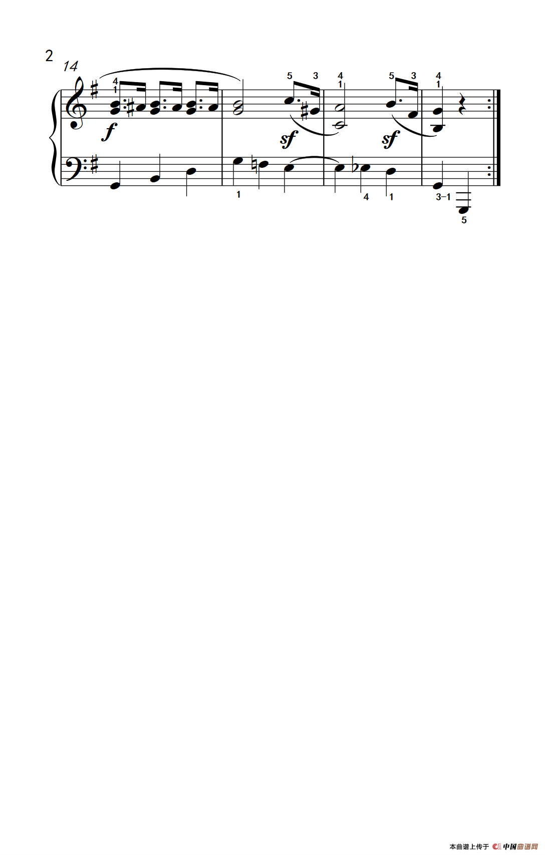 小步舞曲（老年大学 钢琴教程 3）