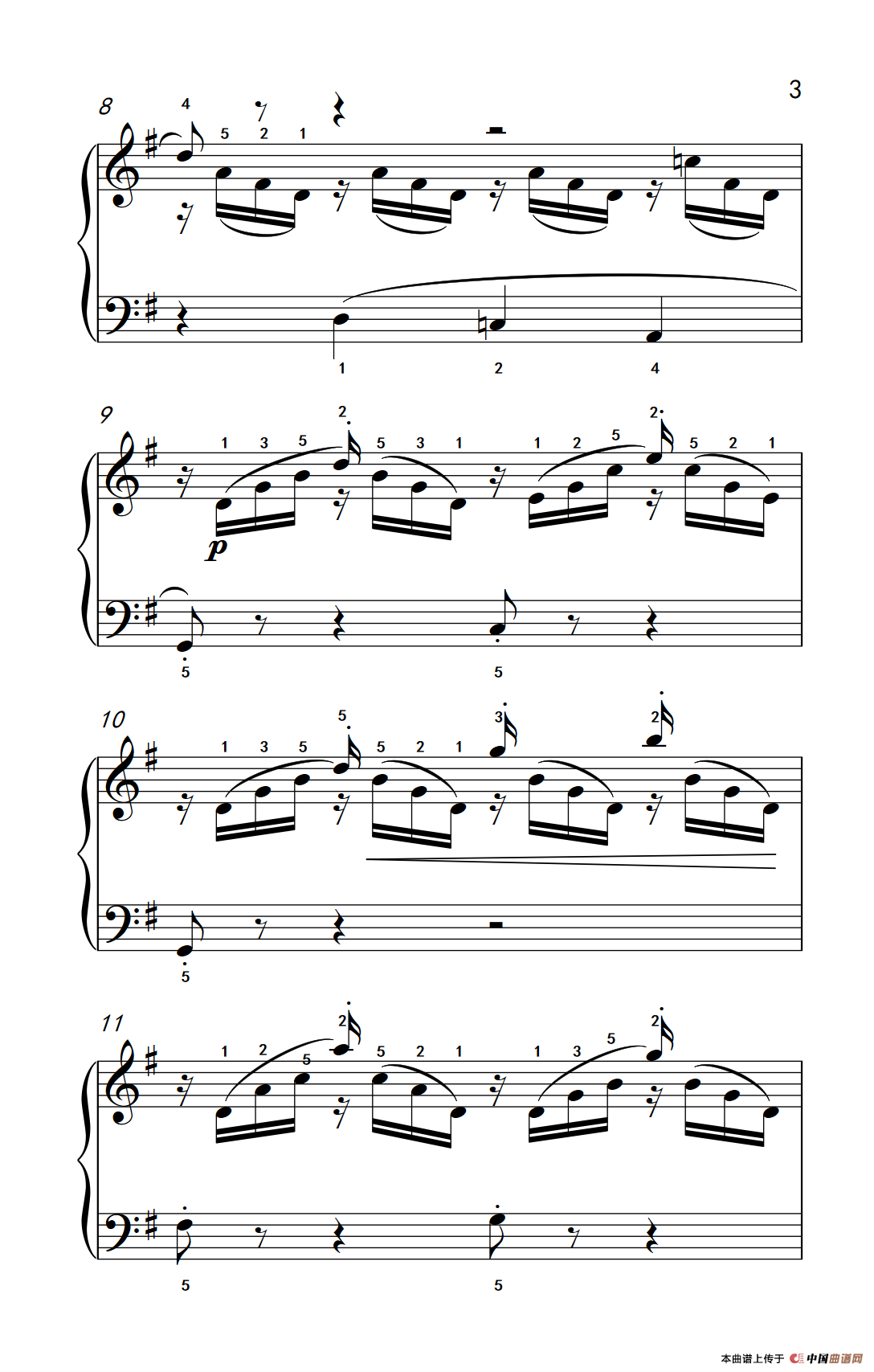 燕子（老年大学 钢琴教程 3）