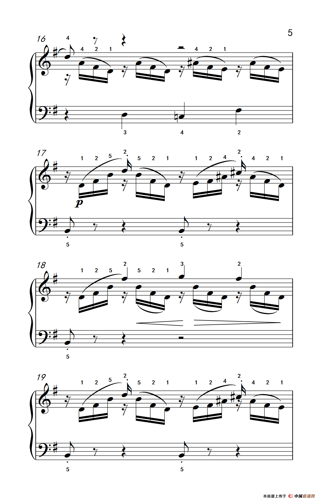 燕子（老年大学 钢琴教程 3）