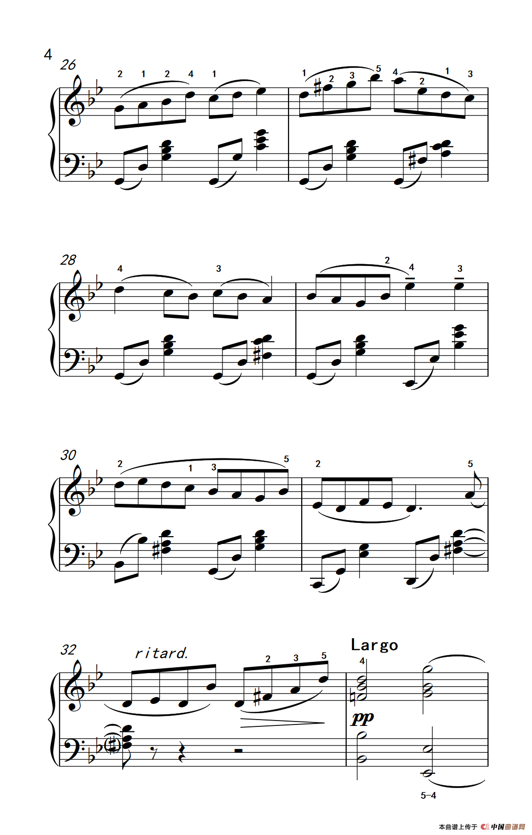 泪（老年大学 钢琴教程 3）