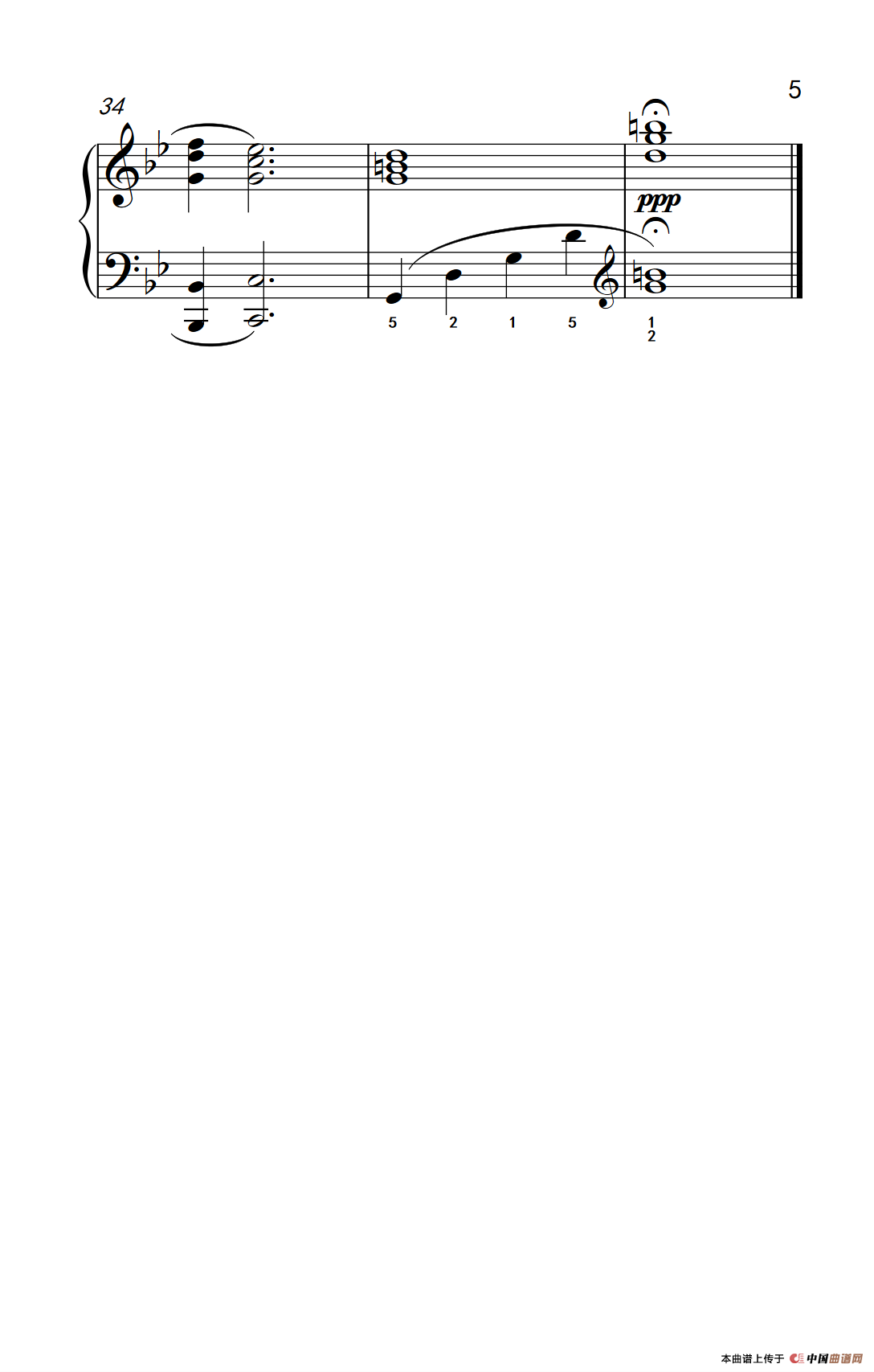 泪（老年大学 钢琴教程 3）