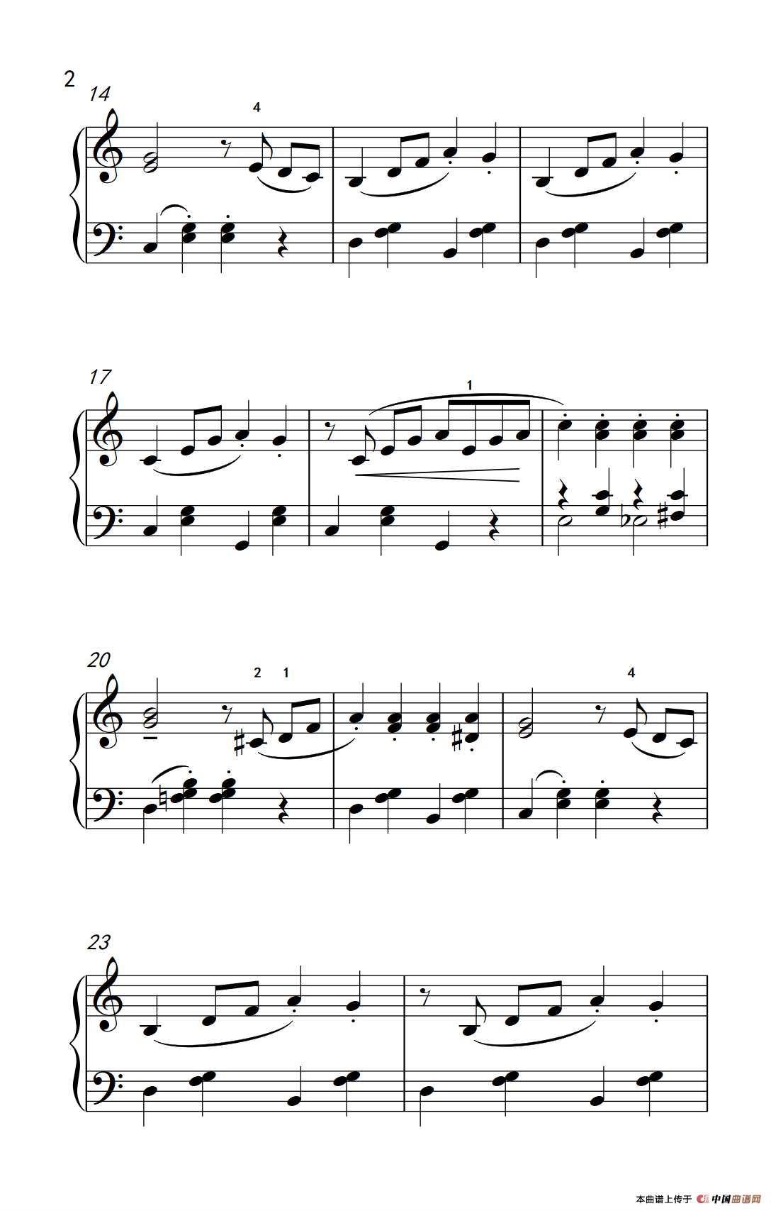 瑞典波尔卡（老年大学 钢琴教程 3）