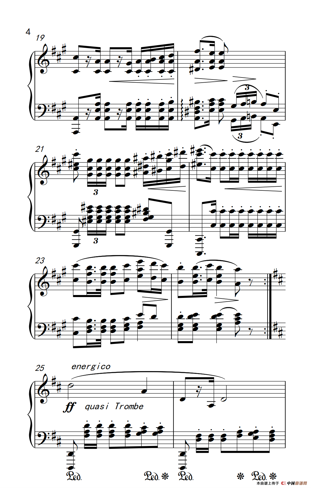 bA大调波兰舞曲