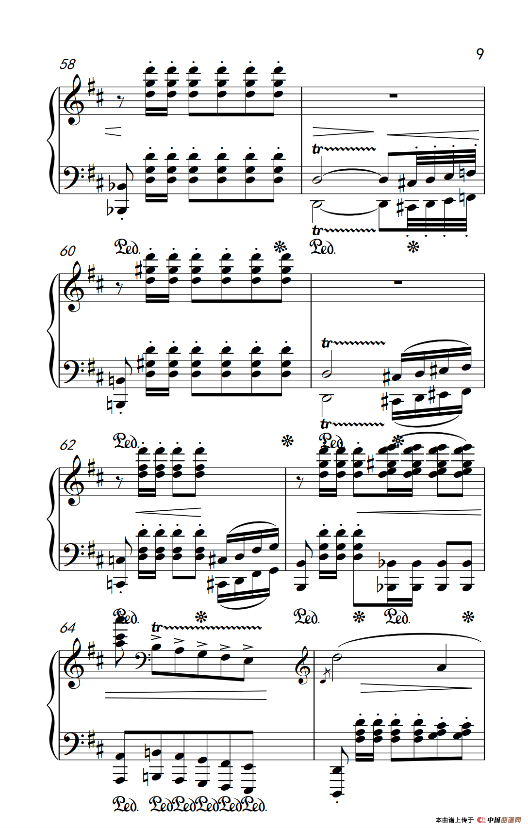 bA大调波兰舞曲