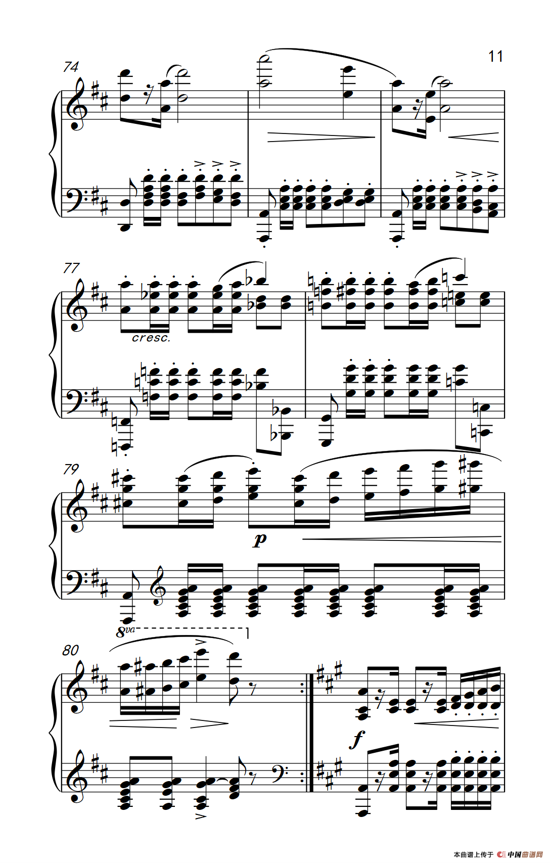 bA大调波兰舞曲