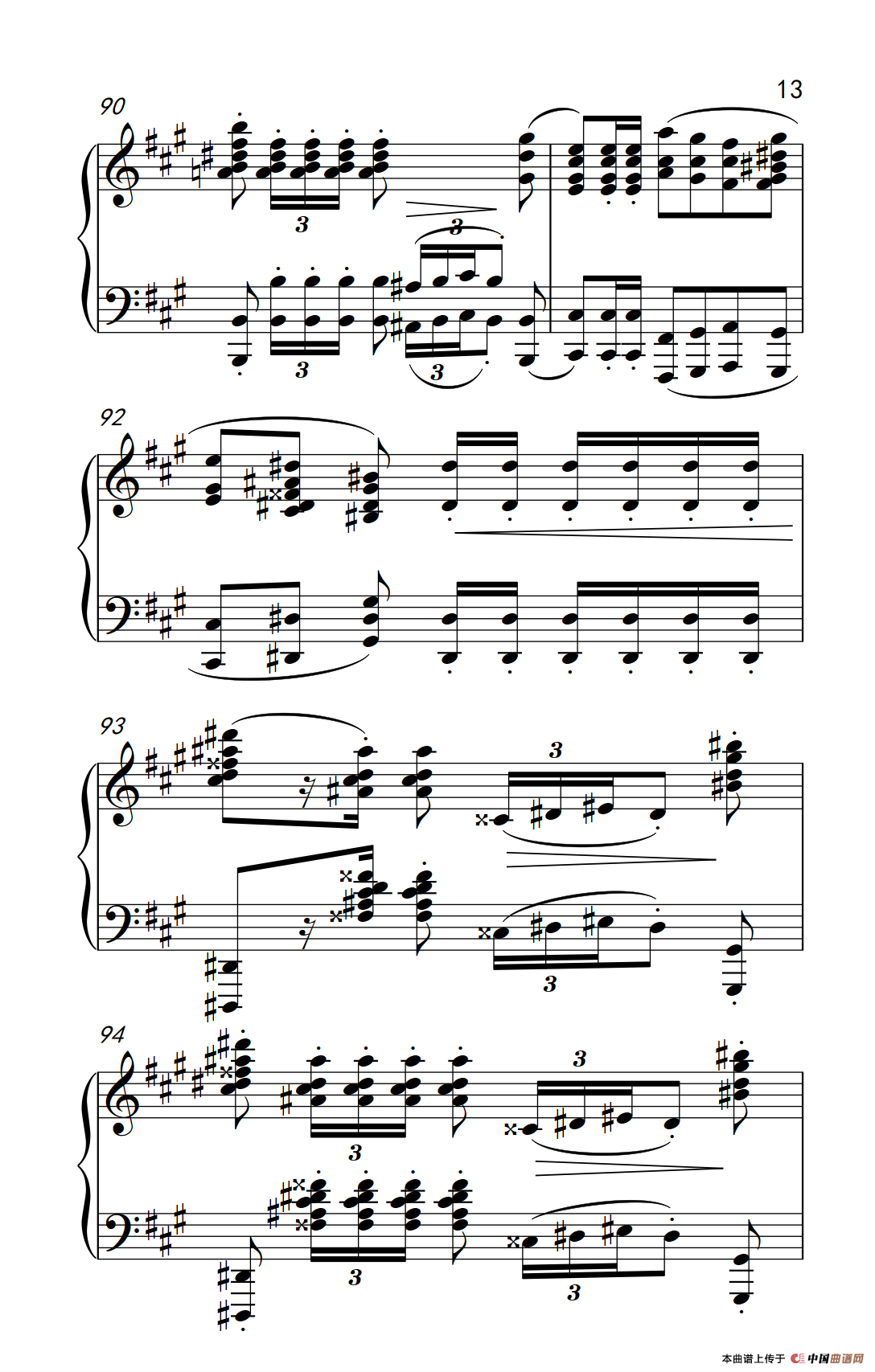 bA大调波兰舞曲