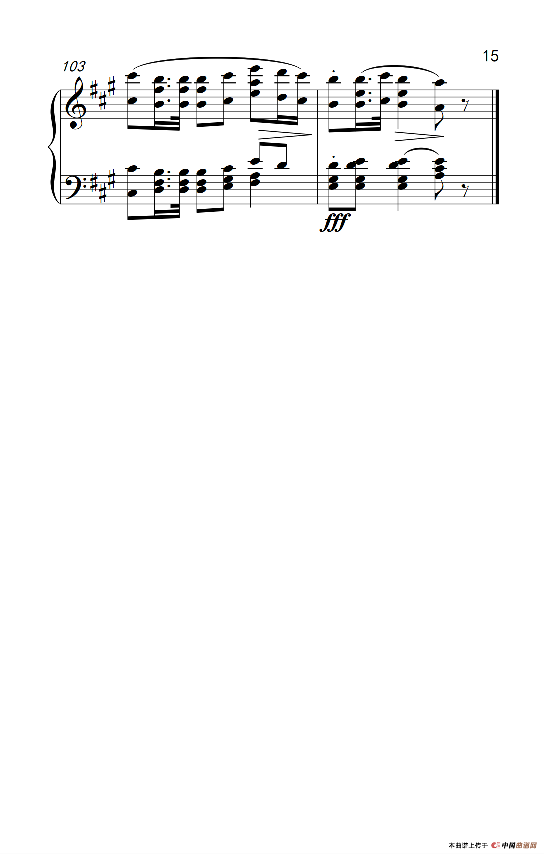 bA大调波兰舞曲