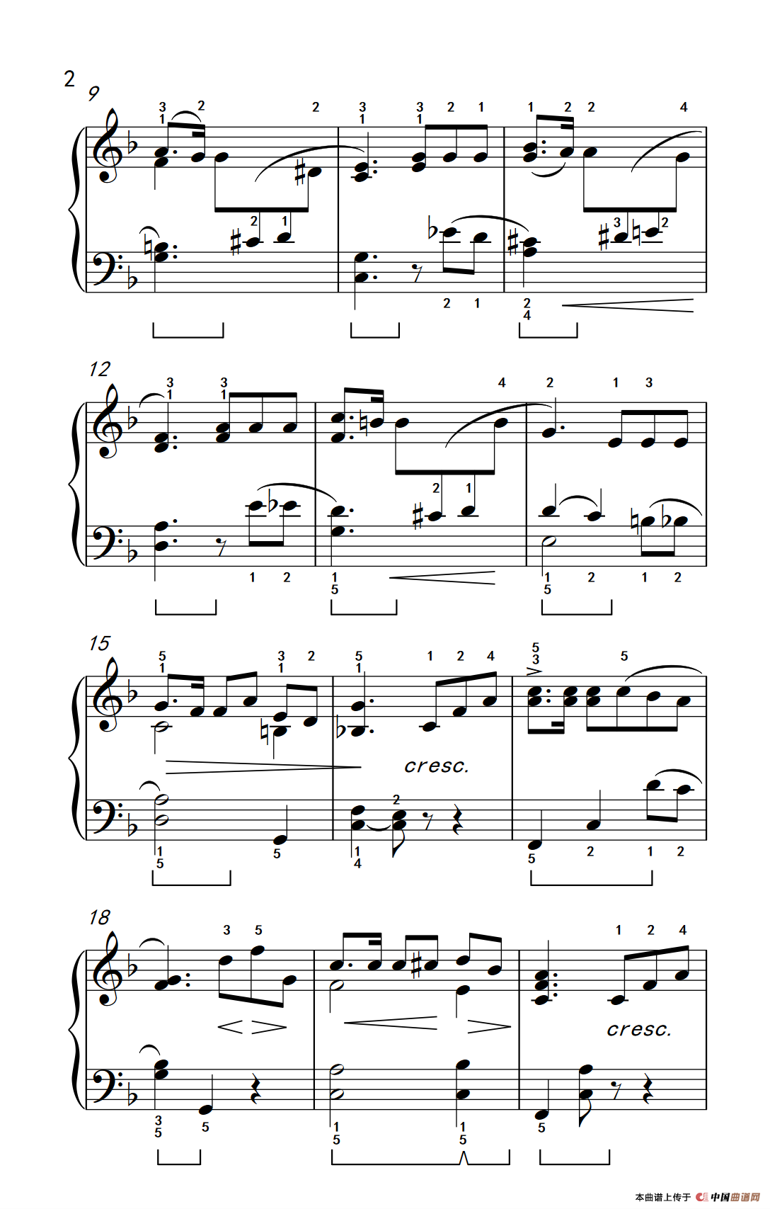 维也纳的旋律（约翰·汤普森 成人钢琴教程 第三册）