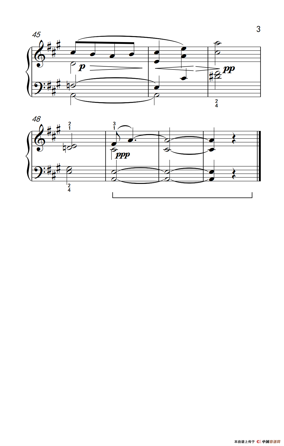 致野玫瑰（约翰·汤普森 成人钢琴教程 第三册）