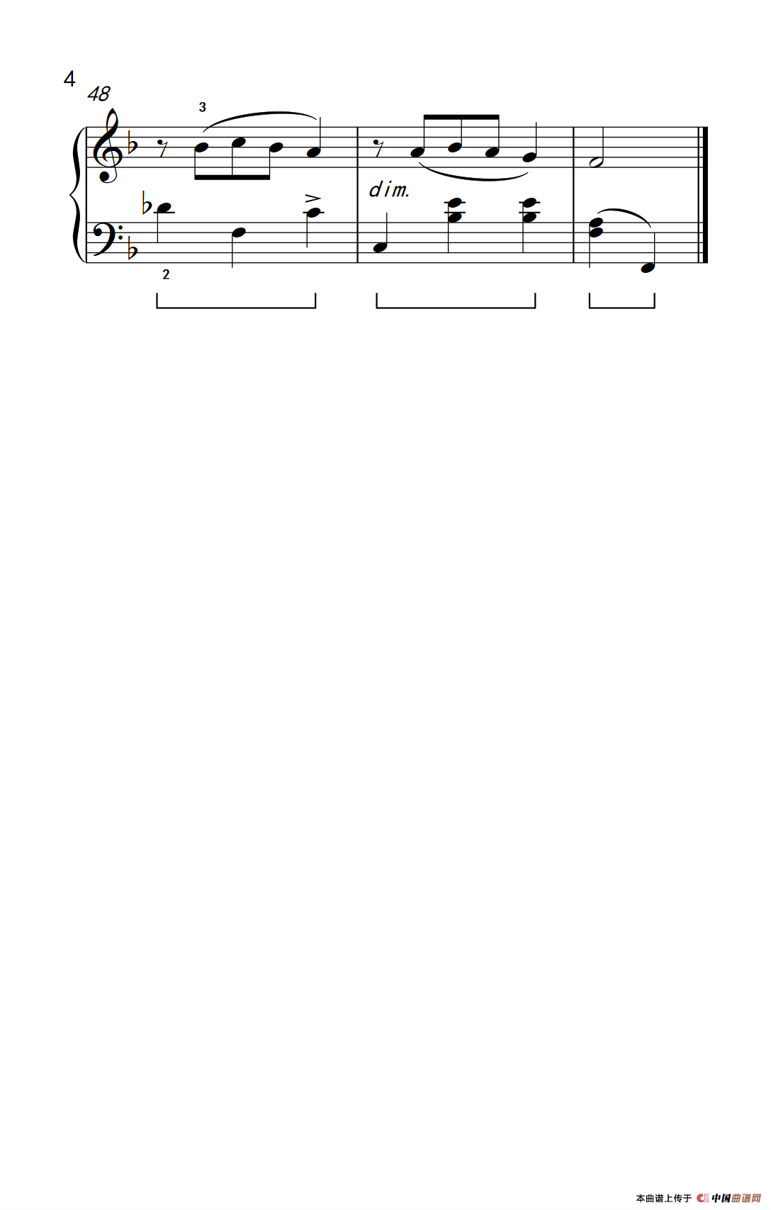 圆舞曲（Op 18）（约翰·汤普森 成人钢琴教程 第二册）