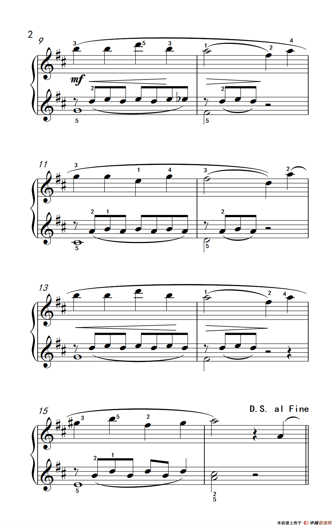 纺车轮子（约翰·汤普森 成人钢琴教程 第二册）