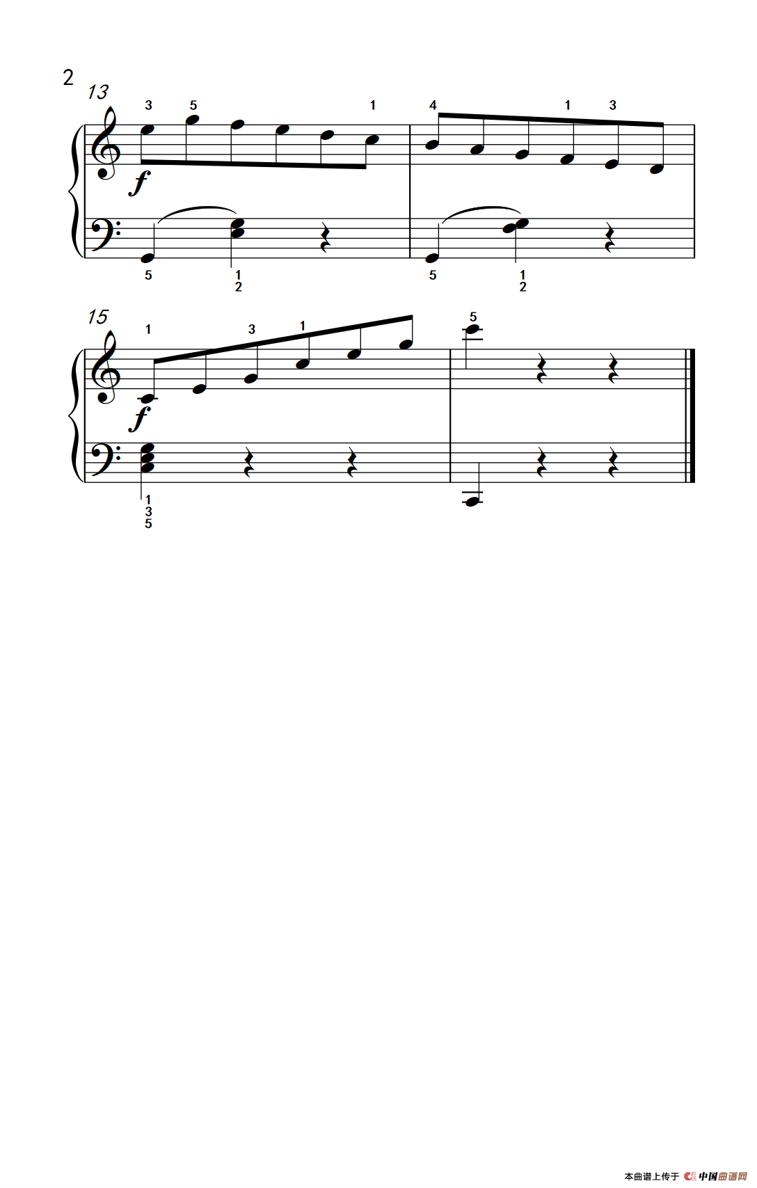 圆舞曲（约翰·汤普森 成人钢琴教程 第二册）