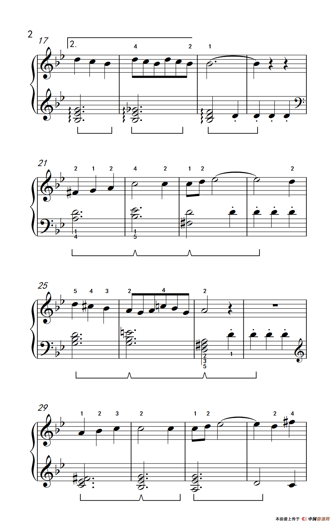 神秘的东方（约翰·汤普森 成人钢琴教程 第二册）