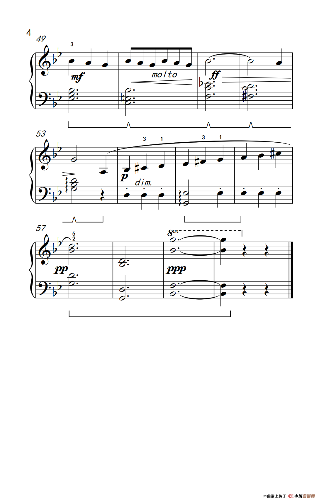 神秘的东方（约翰·汤普森 成人钢琴教程 第二册）