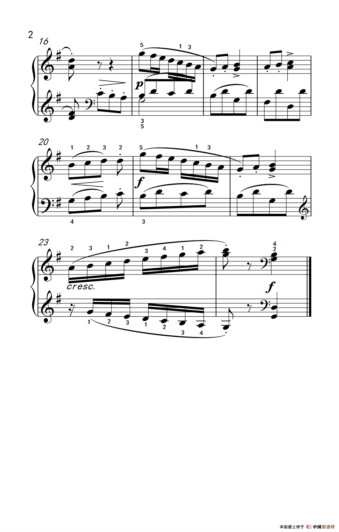 练习曲 音阶的学习（约翰·汤普森 成人钢琴教程 第二册）