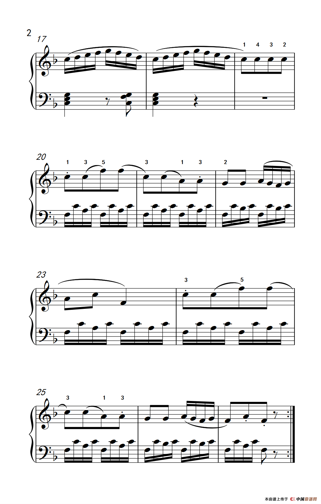 快乐的嬉戏（老年大学 钢琴教程 1）