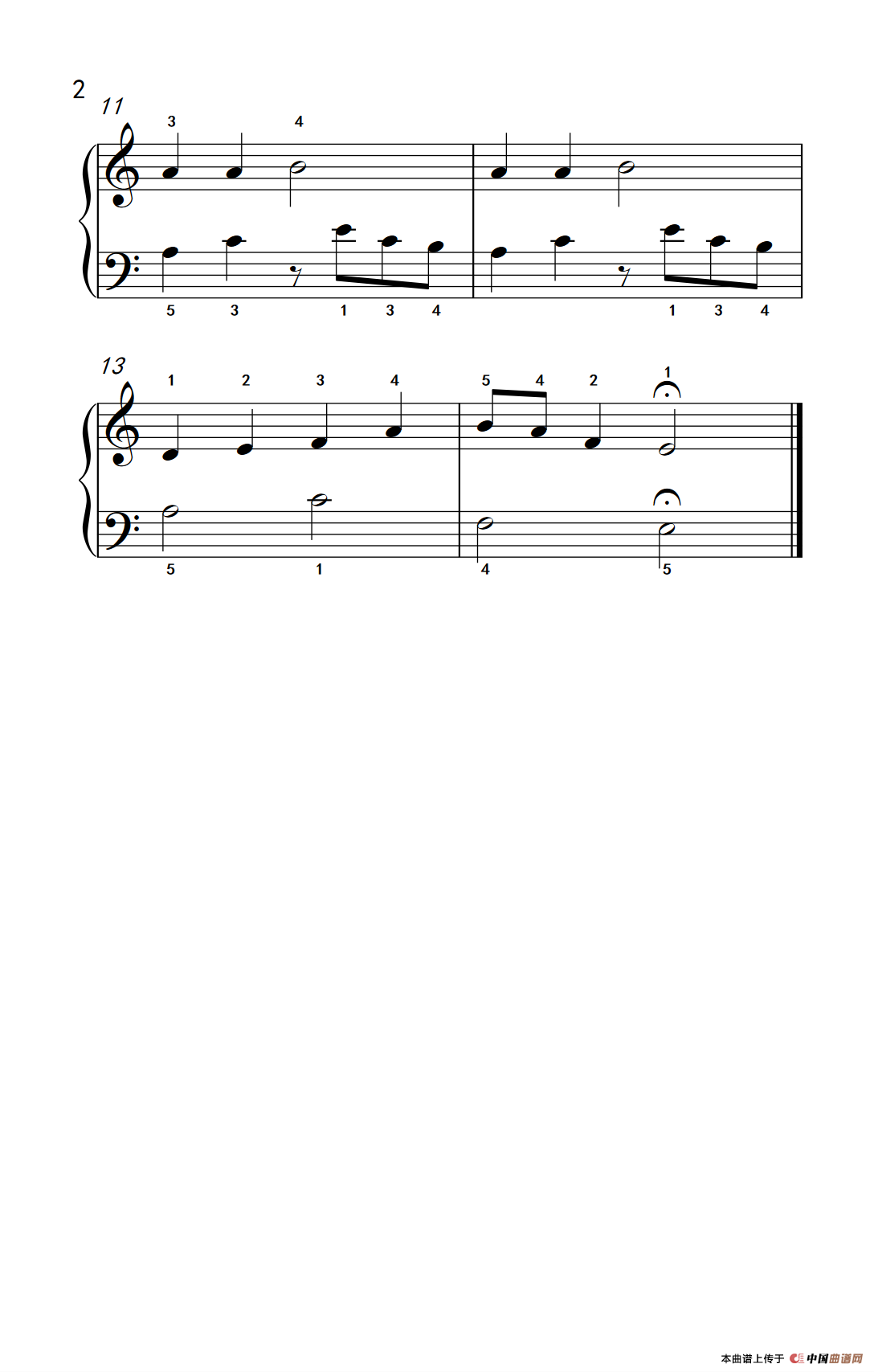 樱花（老年大学 钢琴教程 1）