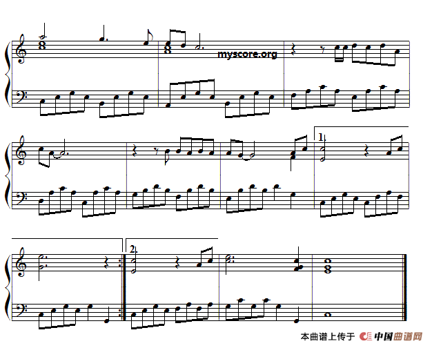 流行钢琴小曲：苍白的浅影