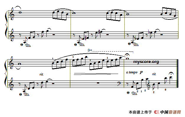 考级初级曲目：日落时分