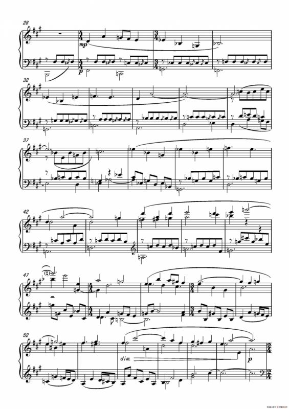第十七钢琴奏鸣曲Piano Sonata No.17（葛清钢琴奏鸣曲、三个乐章）