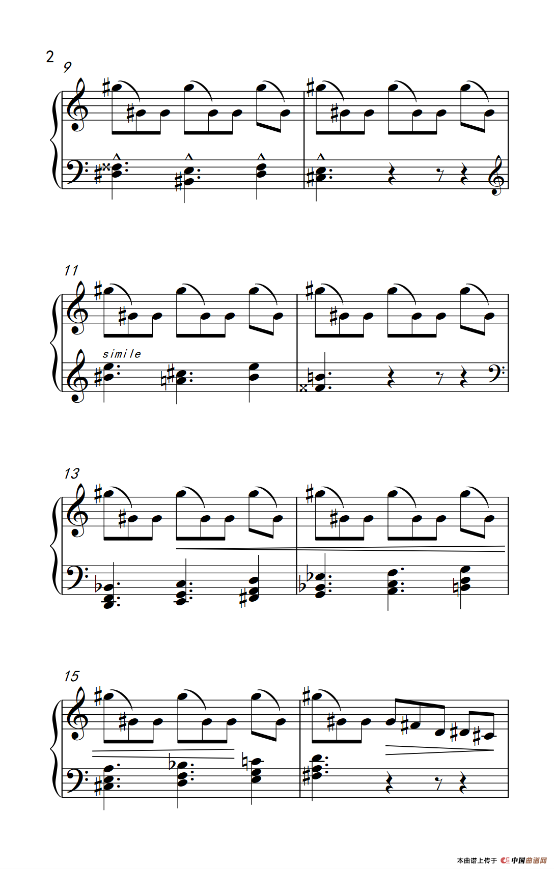 六首保加利亚节奏舞曲 第六首（巴托克 小宇宙 钢琴教程 6）