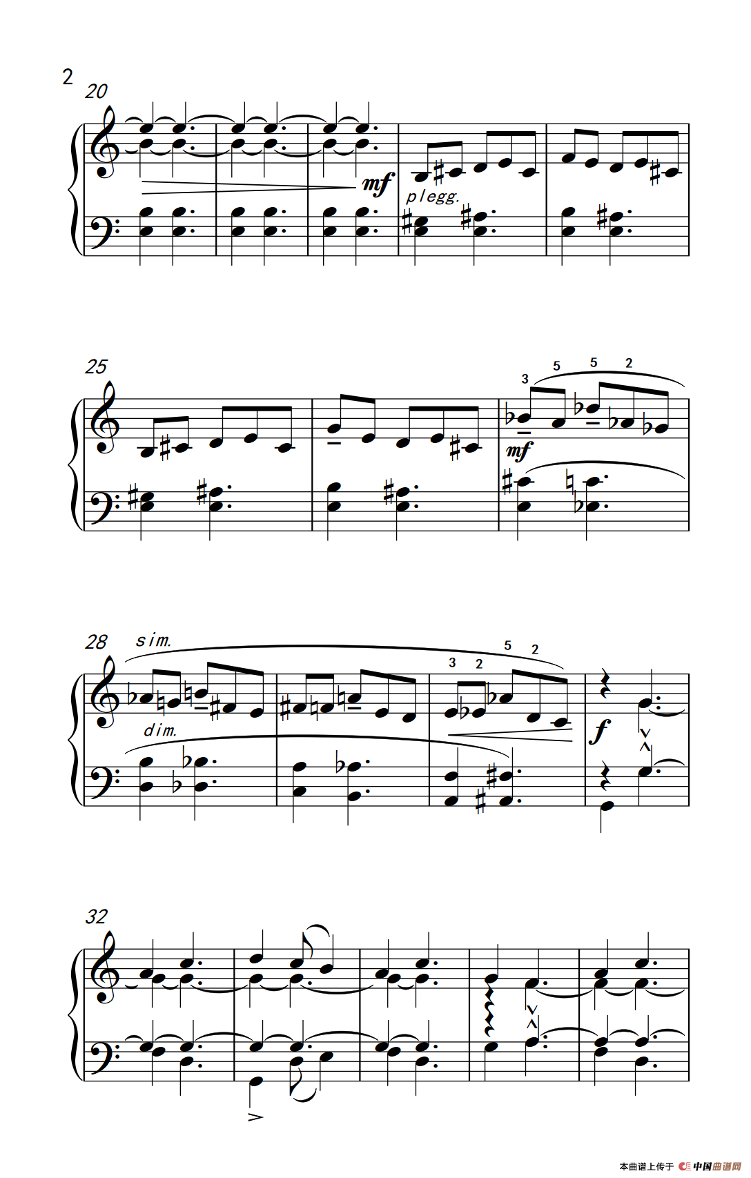 六首保加利亚节奏舞曲 第三首（巴托克 小宇宙 钢琴教程 6）