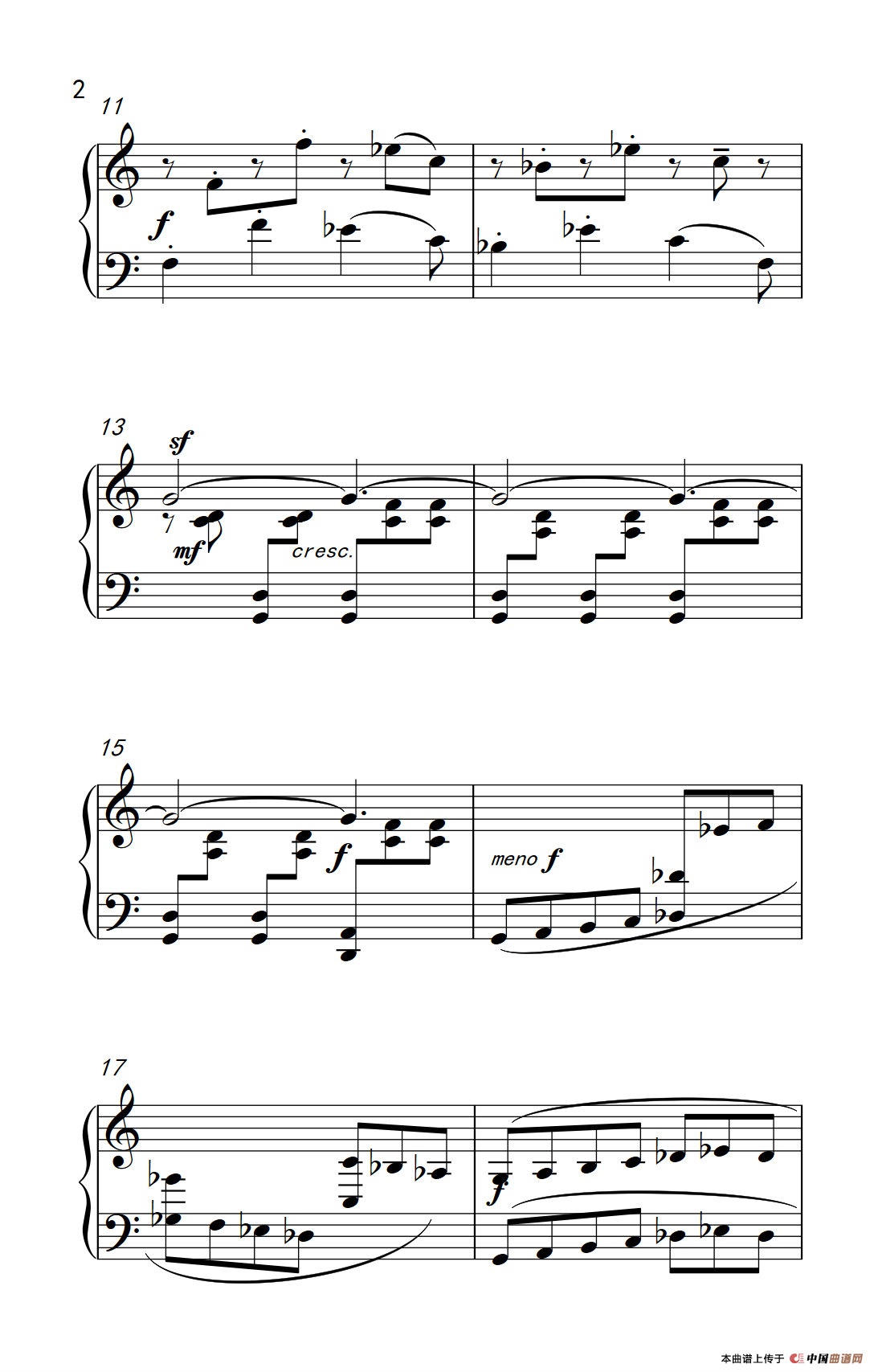 六首保加利亚节奏舞曲 第二首（巴托克 小宇宙 钢琴教程 6）