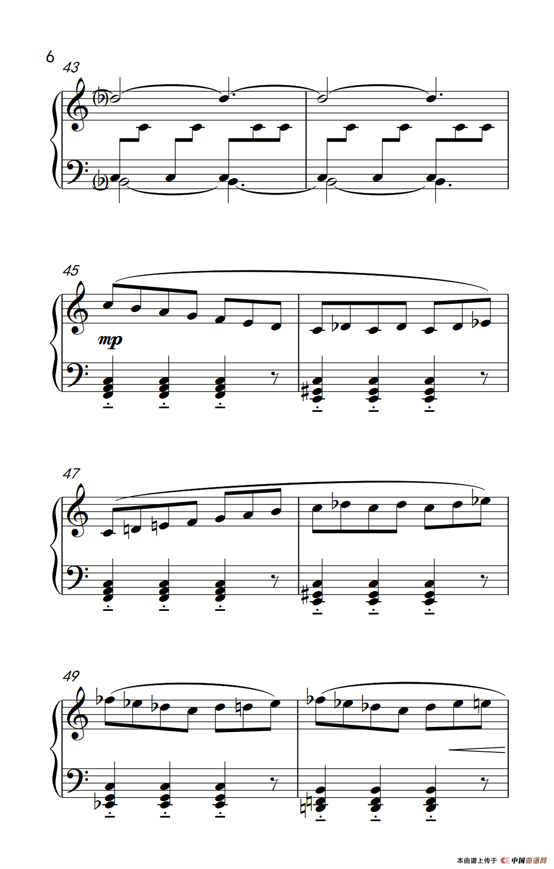 六首保加利亚节奏舞曲 第二首（巴托克 小宇宙 钢琴教程 6）