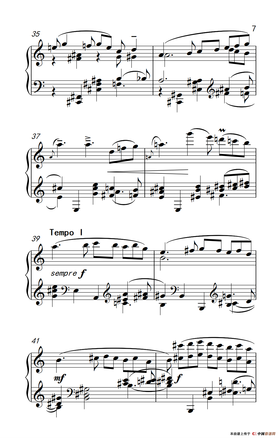 六首保加利亚节奏舞曲 第一首（巴托克 小宇宙 钢琴教程 6）