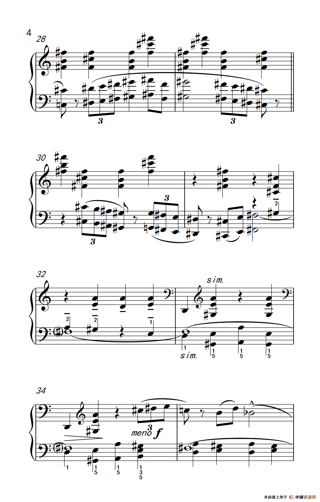 进行曲（巴托克 小宇宙 钢琴教程 6）