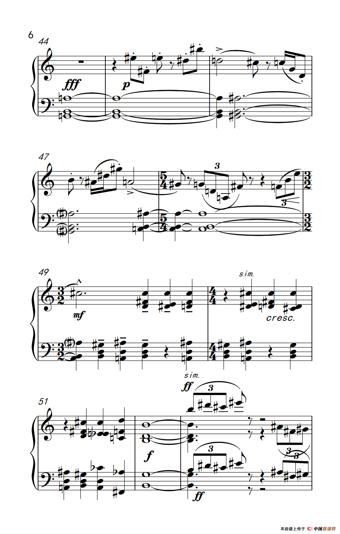 进行曲（巴托克 小宇宙 钢琴教程 6）